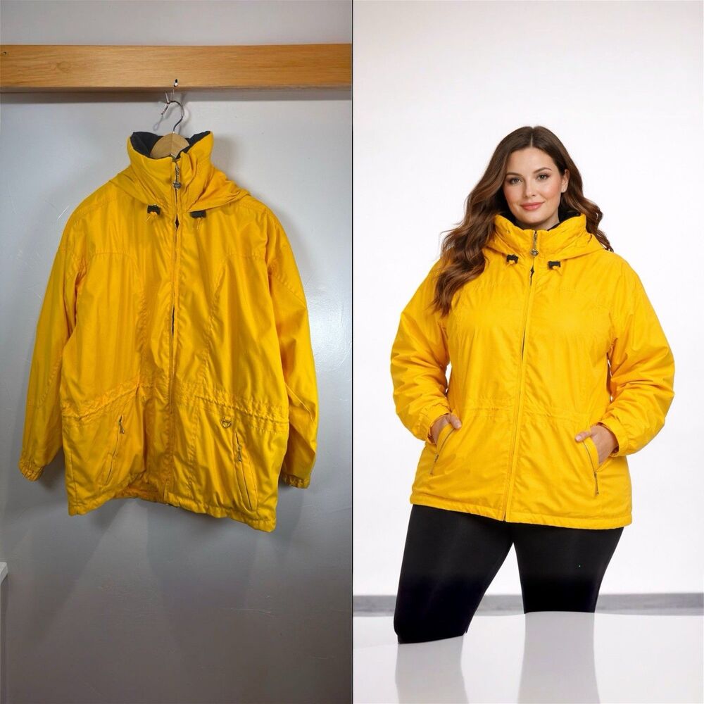 Obermeyer Coat Women’s Zinnia Yellow Size 12 Ski Snowboard Outdoor